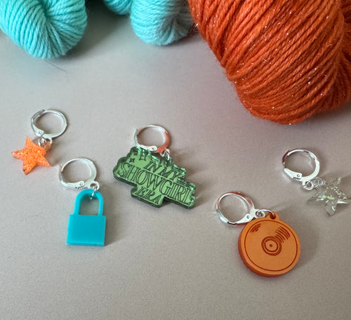 Showgirl Stitch Markers { In Stock }