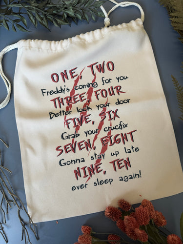 One, Two Drawstring Project Bag { In Stock }