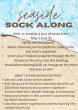 Load image into Gallery viewer, Salty Air and Tidepool Sock Set { Dye to Order }