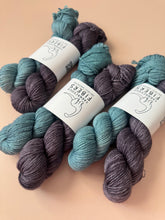 Load image into Gallery viewer, Autumn Rain + Midnight Orchard Half Skein Set { In Stock }