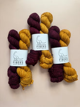 Load image into Gallery viewer, Butternut + Cranberry Wine Half Skein Set { In Stock }