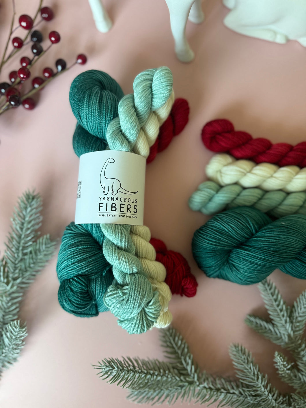 Under the Mistletoe Sock Set { In Stock }