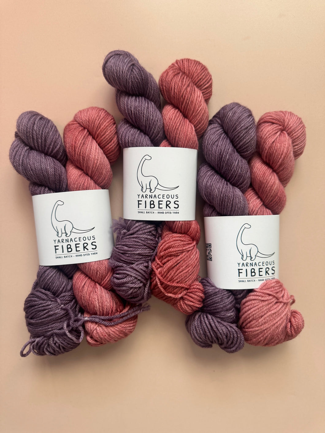 Mulled Rose + Plum Harvest Half Skein Set { In Stock }