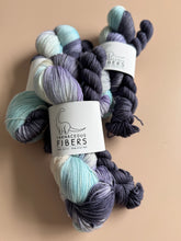 Load image into Gallery viewer, Twilight Tides and Deep Current Sock Set { Dye to Order }