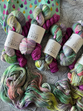 Load image into Gallery viewer, Raindrop Reverie Sock Set and Project Bag Bundle { In Stock }