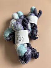 Load image into Gallery viewer, Twilight Tides and Deep Current Sock Set { Dye to Order }