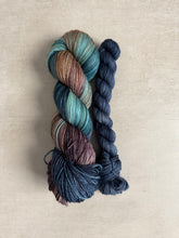 Load image into Gallery viewer, Happy Sunshine Day + Yale Sweater Sock Set - Stars Hollow { Dye to Order }