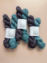 Load image into Gallery viewer, Autumn Rain + Midnight Orchard Half Skein Set { In Stock }
