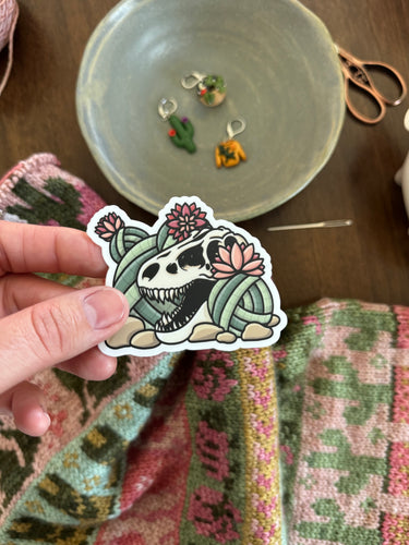 Desert Dino Sticker { In Stock }