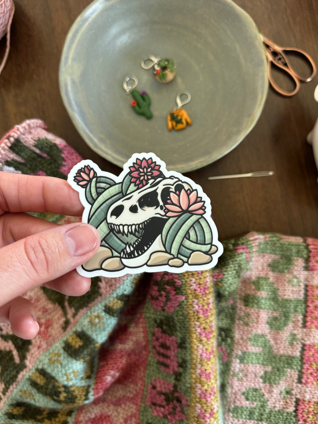 Desert Dino Sticker { In Stock }