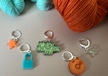 Load image into Gallery viewer, Showgirl Stitch Markers { In Stock }