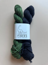 Load image into Gallery viewer, Evergreen + Lava Rocks Half Skein Set { In Stock }