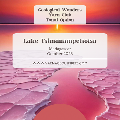 Geological Wonders Tonal Yarn Club { October }