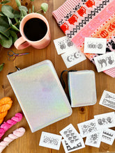 Load image into Gallery viewer, Doodle Card Binder | 4 Pocket { In Stock }