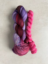 Load image into Gallery viewer, Knit People, Knit! + Lorelei's Lipstick Sock Set - Stars Hollow { Dye to Order }