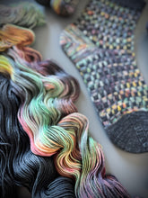 Load image into Gallery viewer, Project Hail Mary Checkers Sock Set { In Stock &amp; Dye to Order }