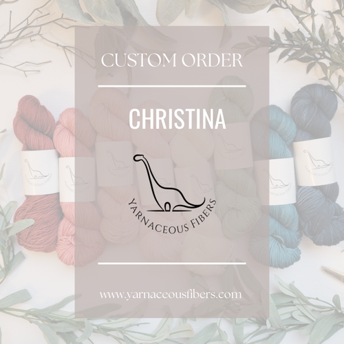 Custom Order for Christina