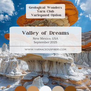 Geological Wonders Variegated Yarn Club { September }