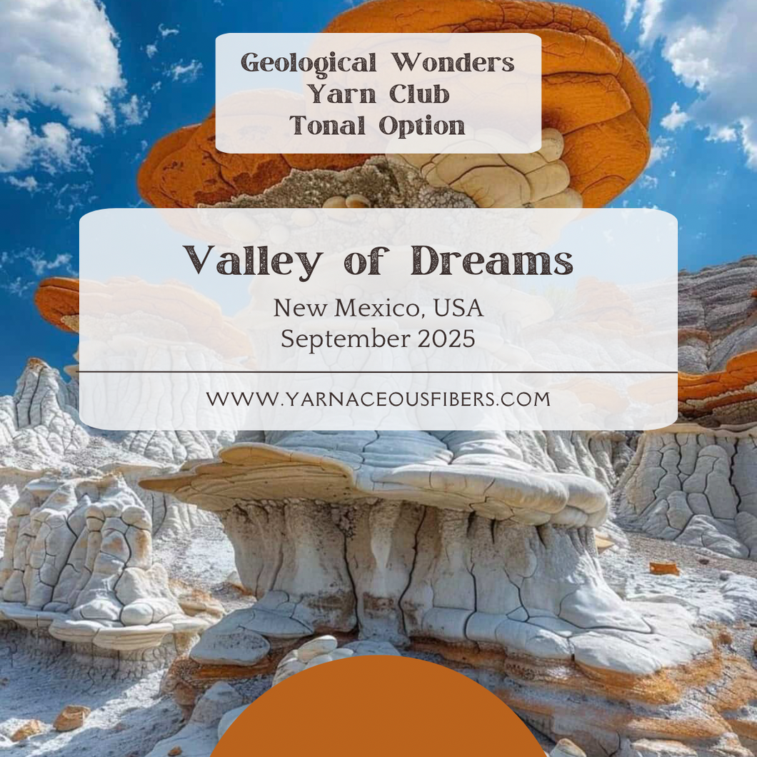 Geological Wonders Tonal Yarn Club { September }