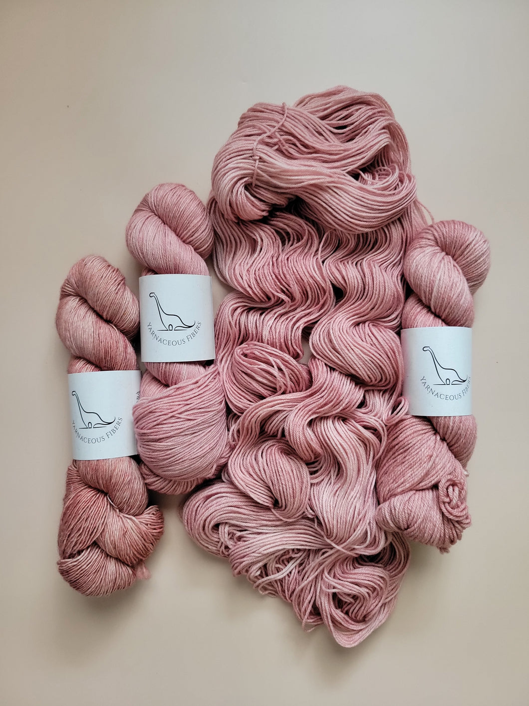 Pink Crackle { Dye to Order }